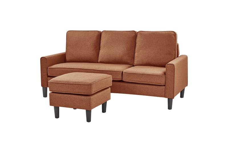 Traun Sofa 3-seter - Brun/Svart - Møbler - Sofaer - 3 seter sofa