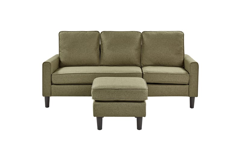 Traun Sofa 3-seter - Svart/Grønn - Møbler - Sofaer - 3 seter sofa