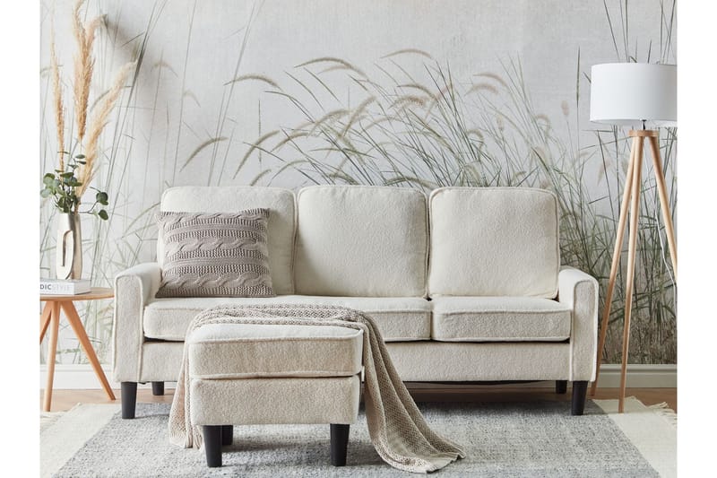 Traun Sofa 3-seter - Svart/Hvit - Møbler - Sofaer - 3 seter sofa