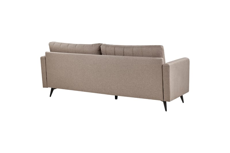 Tuba Sofa 3-seter - Brun/Svart - Møbler - Sofaer - 3 seter sofa