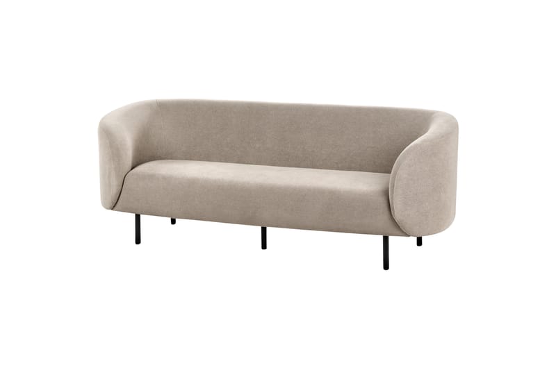 Tuka Sofa 3-seter - Beige/Svart/Grå - Møbler - Sofaer - 3 seter sofa