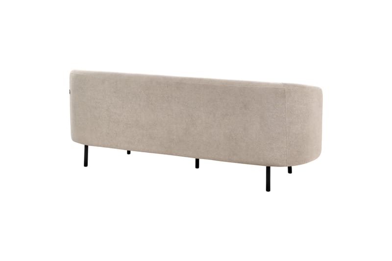 Tuka Sofa 3-seter - Beige/Svart/Grå - Møbler - Sofaer - 3 seter sofa