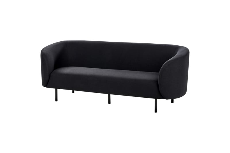 Tuka Sofa 3-seter - Svart - Møbler - Sofaer - 3 seter sofa