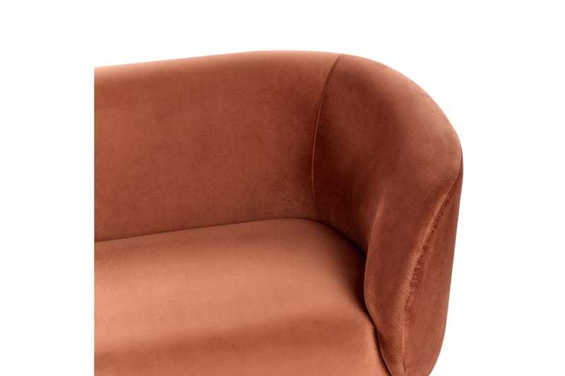 Tuka Sofa 3-seter - Svart/Oransje - Møbler - Sofaer - 3 seter sofa