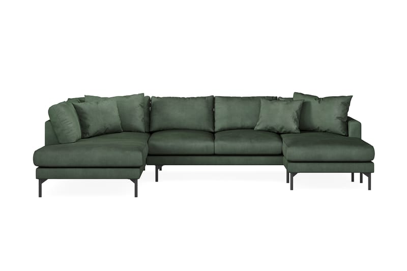 5-seters U-Sofa Armunia - Grønn - Møbler - Sofaer - U-sofa