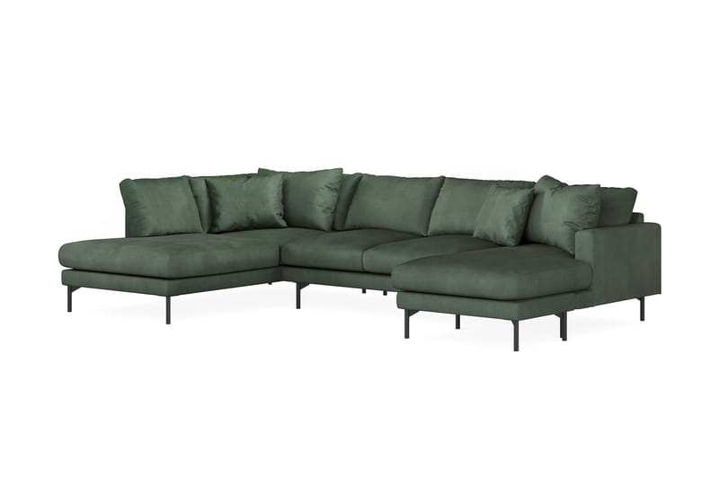 5-seters U-Sofa Armunia - Grønn - Møbler - Sofaer - U-sofa