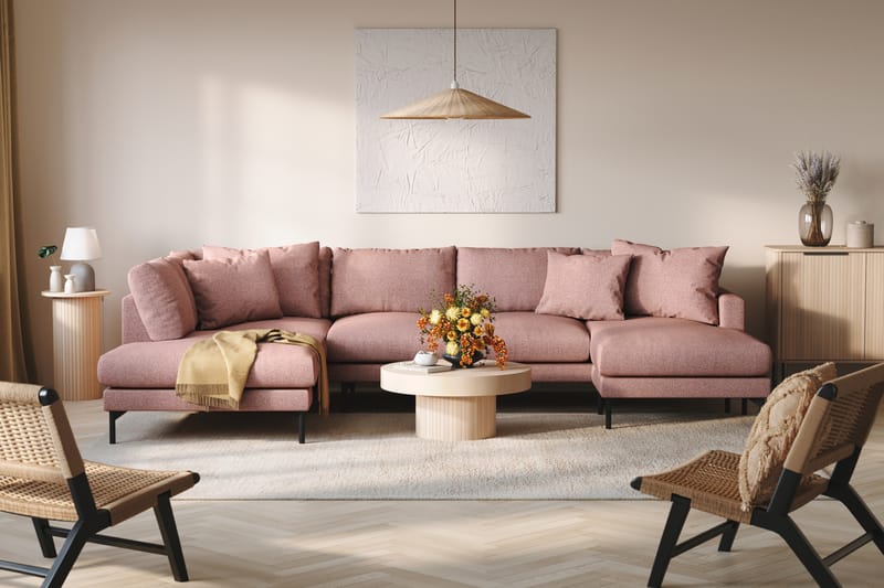 5-seters U-Sofa Armunia - Lilla - Møbler - Sofaer - U-sofa