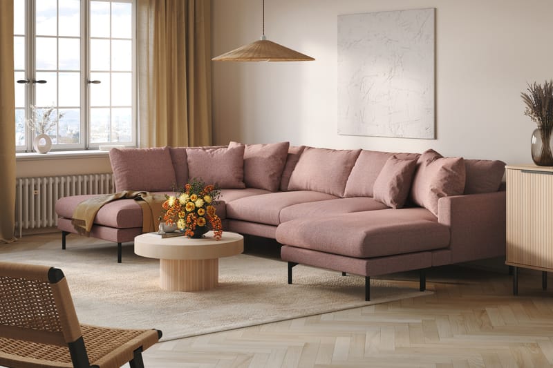 5-seters U-Sofa Armunia - Lilla - Møbler - Sofaer - U-sofa