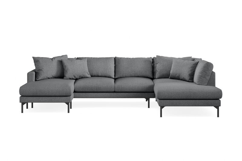 5-seters U-Sofa Armunia - Mørkegrå - Møbler - Sofaer - U-sofa