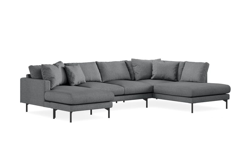 5-seters U-Sofa Armunia - Mørkegrå - Møbler - Sofaer - U-sofa