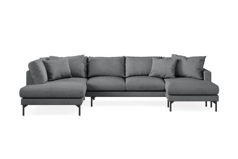 5-seters U-Sofa Armunia - Mørkegrå - Møbler - Sofaer - U-sofa