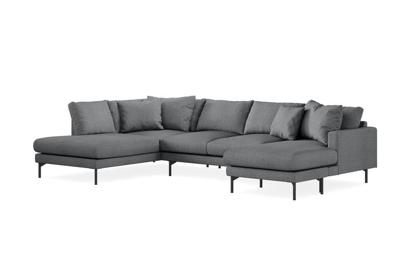 5-seters U-Sofa Armunia - Mørkegrå - Møbler - Sofaer - U-sofa