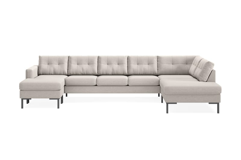 5-seters U-sofa Divan Venstre Frillestad - Beige - Møbler - Sofaer - U-sofa