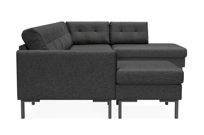 5-seters U-sofa Divan Venstre Frillestad - Mørkegrå - Møbler - Sofaer - U-sofa