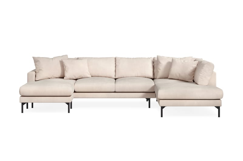 5-seters U-Sofa Menard - Beige - Møbler - Sofaer - U-sofa