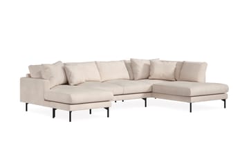 5-seters U-Sofa Menard - Beige - Møbler - Sofaer - U-sofa