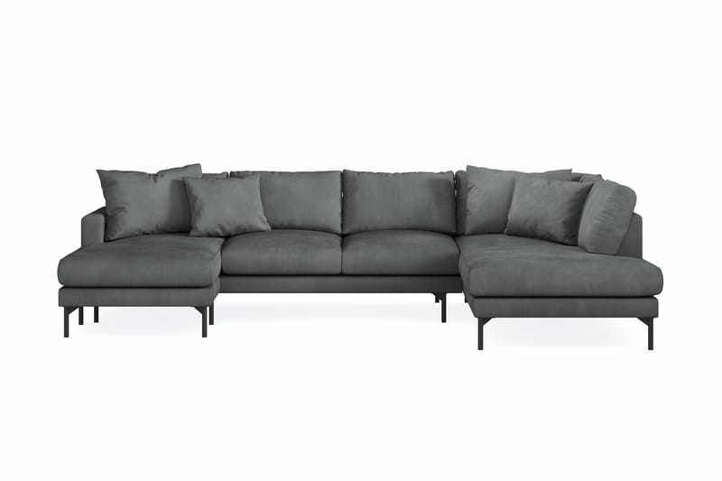 5-seters U-Sofa Menard - Grå - Møbler - Sofaer - U-sofa