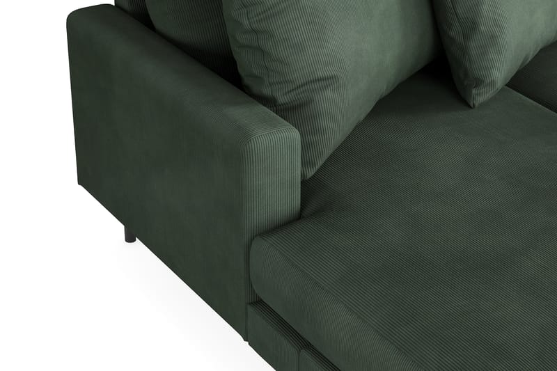 5-seters U-Sofa Menard - Grønn - Møbler - Sofaer - U-sofa