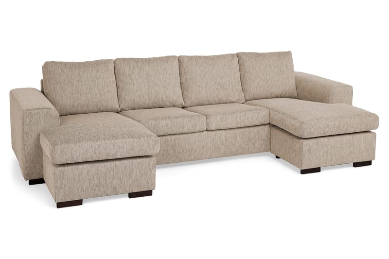 DubbelDivansofa Alter 4-seter - Beige - Møbler - Sofaer - U-sofa