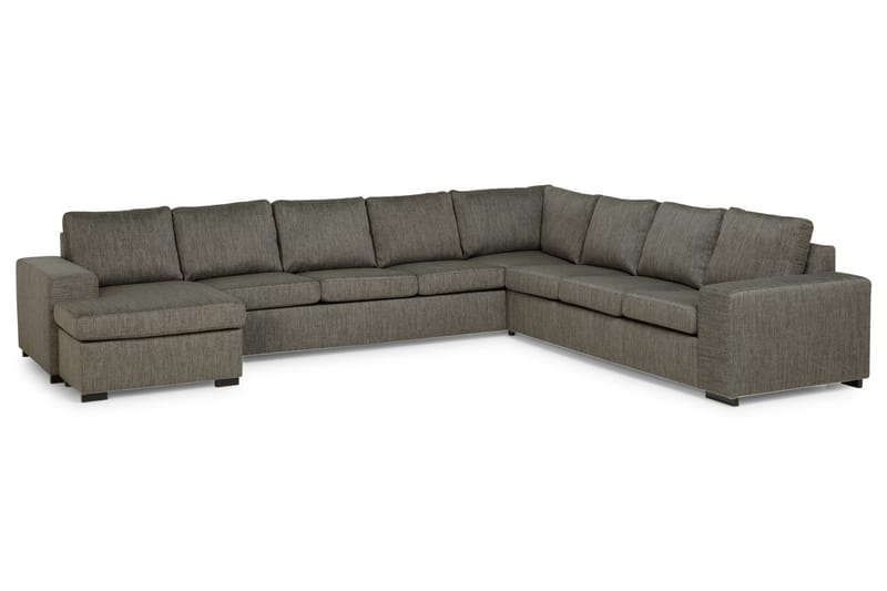 Hjørnesofa Lava med Divan Vendbar - Brun - Møbler - Sofaer - U-sofa