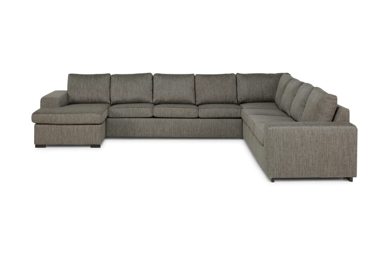 Hjørnesofa Lava med Divan Vendbar - Brun - Møbler - Sofaer - U-sofa