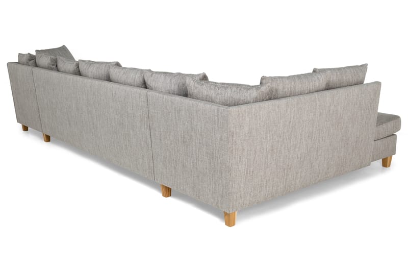 U-sofa Alto Large med Divan Høyre Konvoluttputer Vaskb. Stof - Beige - Møbler - Sofaer - U-sofa