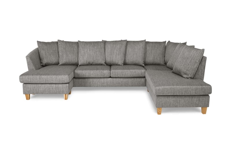 U-sofa Alto med Divan Venstre inkl. Konvoluttputer - Brun - U-sofa