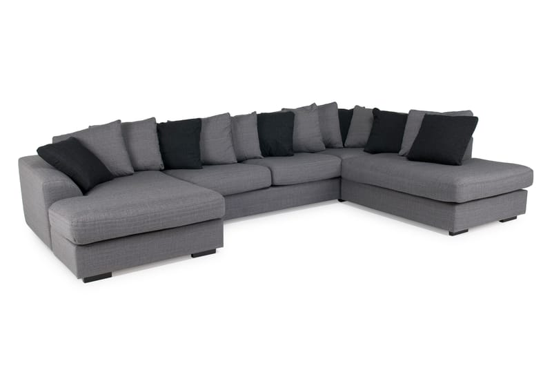 U-sofa Chicago med Divan Venstre - Lysgrå - Møbler - Sofaer - U-sofa