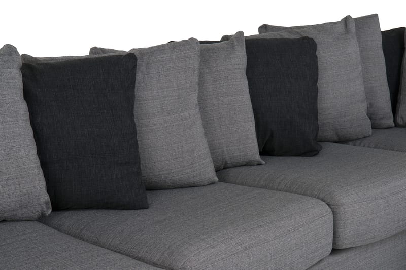 U-sofa Chicago med Divan Venstre - Lysgrå - Møbler - Sofaer - U-sofa