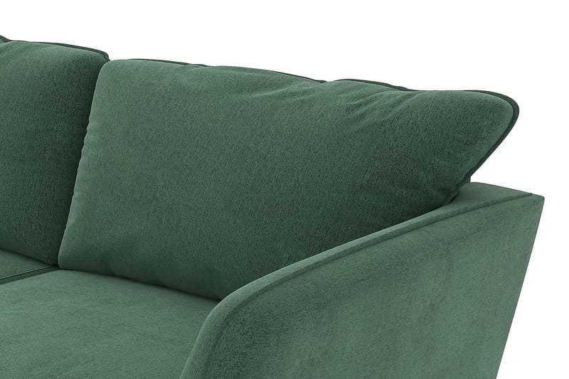 U-Sofa Colt Lyx med Divan Høyre - Grønn Fløyel - Møbler - Sofaer - U-sofa