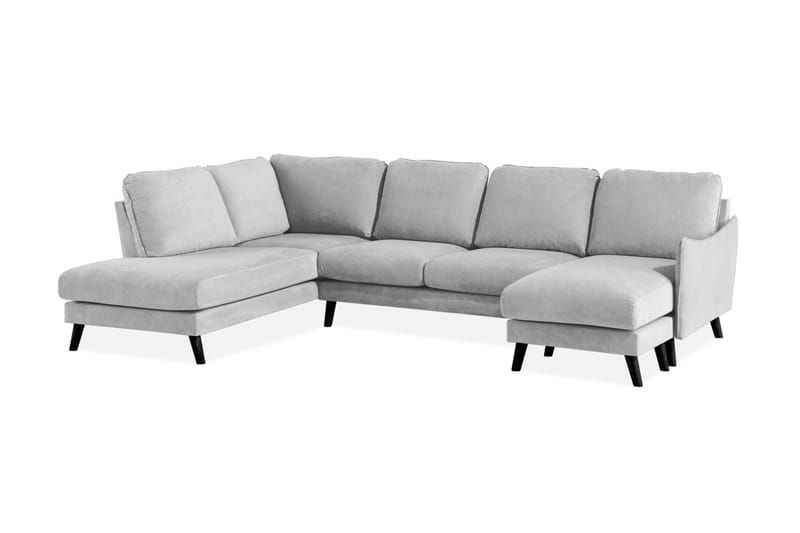 U-Sofa Colt Lyx med Divan Høyre - Lysegrå - Møbler - Sofaer - U-sofa