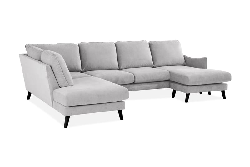 U-Sofa Colt Lyx med Divan Høyre - Lysegrå - Møbler - Sofaer - U-sofa