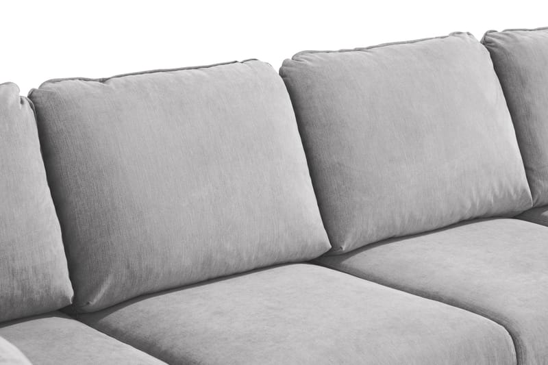 U-Sofa Colt Lyx med Divan Høyre - Lysegrå/Eik - Møbler - Sofaer - U-sofa