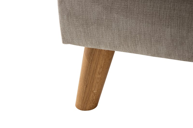 U-Sofa Colt Lyx med Divan Venstre - Beige/Eik - Møbler - Sofaer - U-sofa