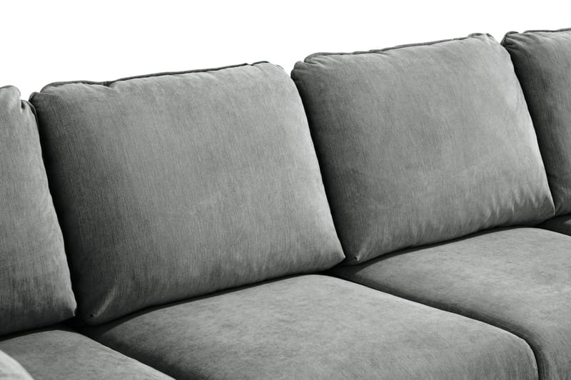 U-Sofa Colt Lyx med Divan Venstre - Grå/Eik - Møbler - Sofaer - U-sofa