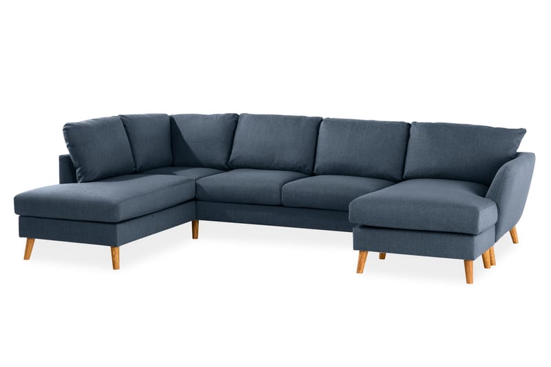 U-sofa Colt med Divan Høyre - Blå - Møbler - Sofaer - U-sofa