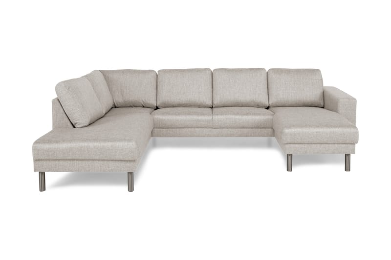 U-sofa Erstavik med Divan Høyre - Beige - U-sofa