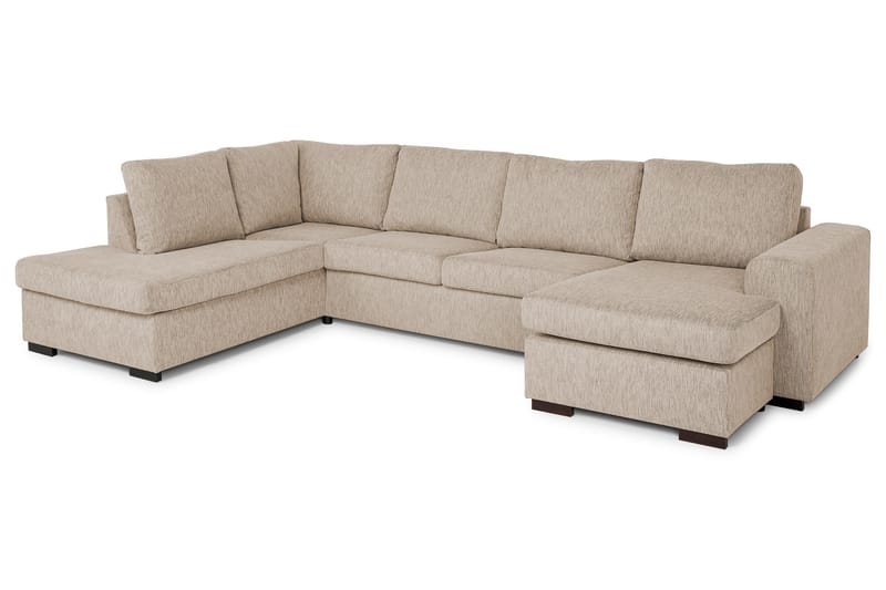 U-sofa Freemont Large med Divan Høyre - Beige - Møbler - Sofaer - U-sofa