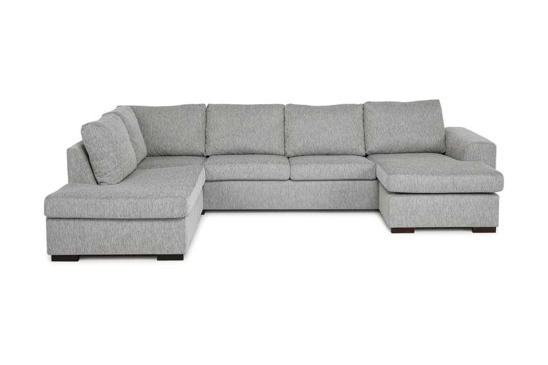 U-sofa Freemont Large med Divan Høyre - Lysgrå - Møbler - Sofaer - U-sofa