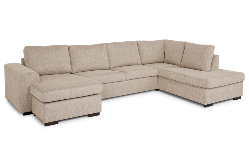 U-sofa Freemont Large med Divan Venstre - Beige - Møbler - Sofaer - U-sofa