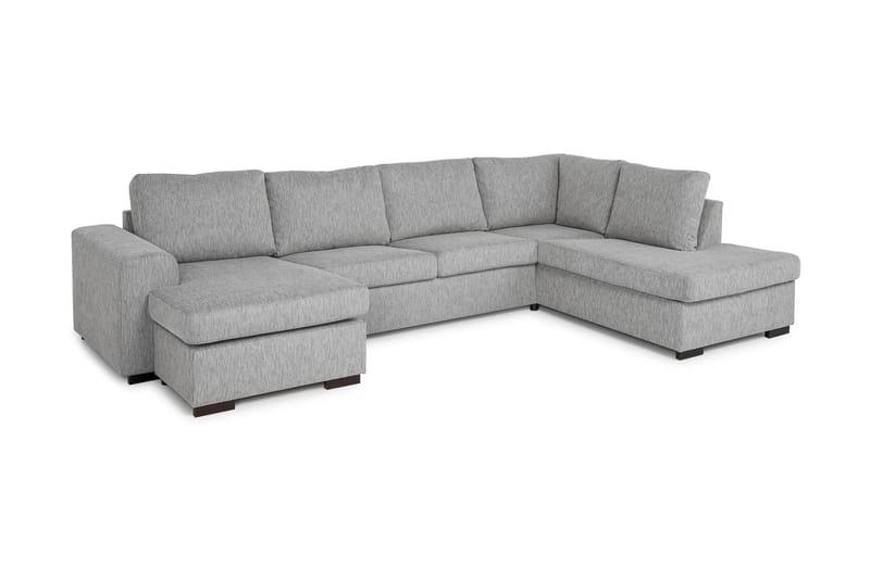 U-sofa Freemont Large med Divan Venstre - Lysgrå - Møbler - Sofaer - U-sofa