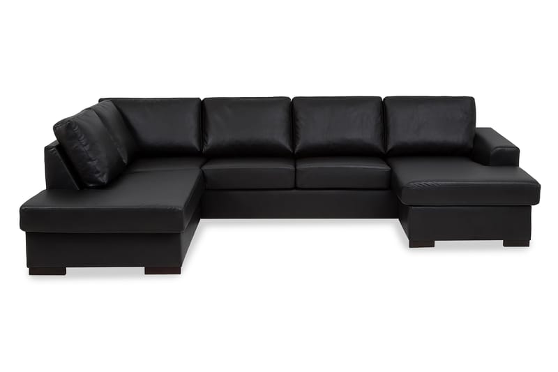 U-sofa Freemont XL med Divan Høyre - Svart - Møbler - Sofaer - U-sofa