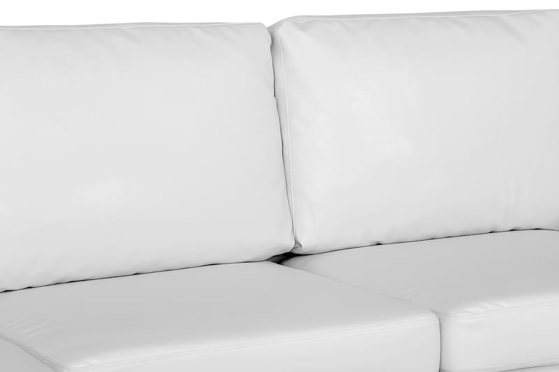 U-sofa Freemont XL med Divan Venstre Kunstlær - Hvit - Møbler - Sofaer - U-sofa