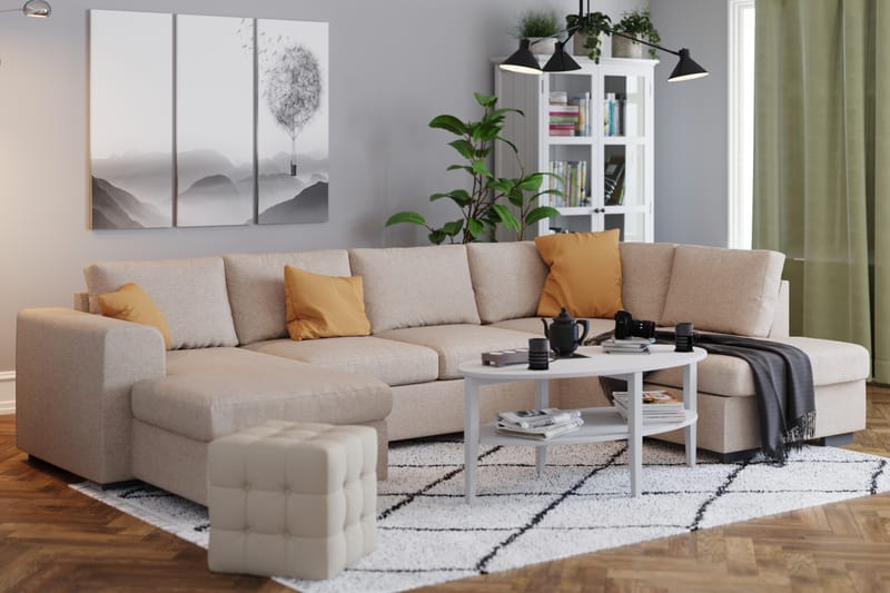 U-sofa Freemont XL med Divan Venstre - Møbler - Sofaer - U-sofa