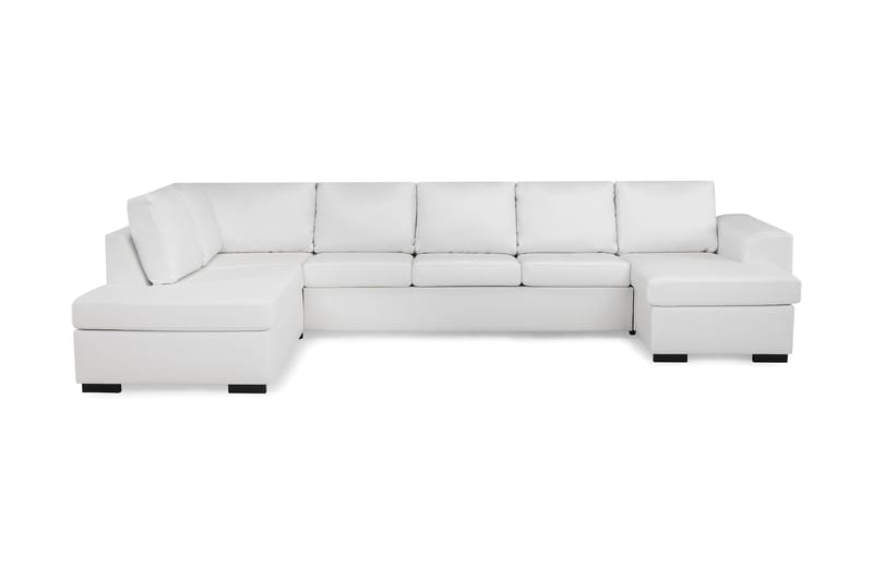 U-sofa Freemont XXL med Divan Høyre - Hvit - Møbler - Sofaer - U-sofa