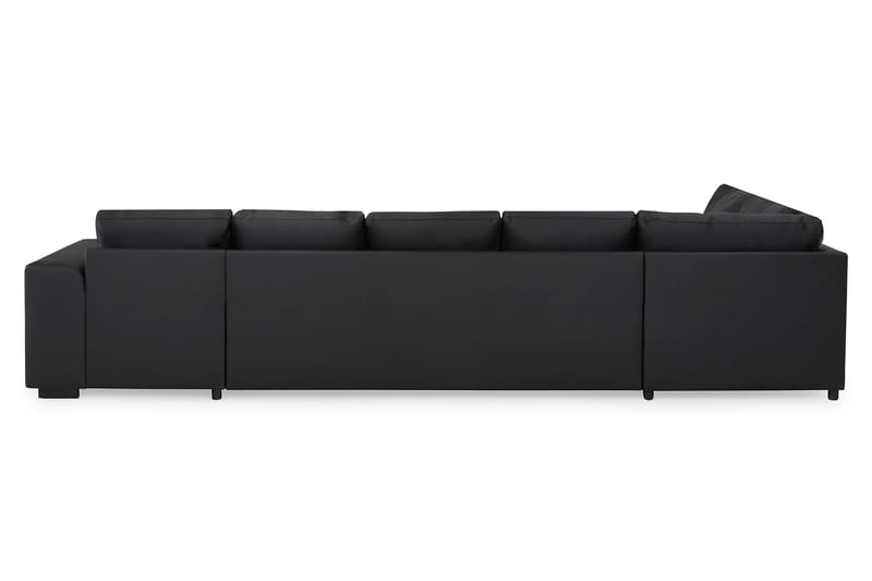 U-sofa Freemont XXL med Divan Høyre - Svart - Møbler - Sofaer - U-sofa