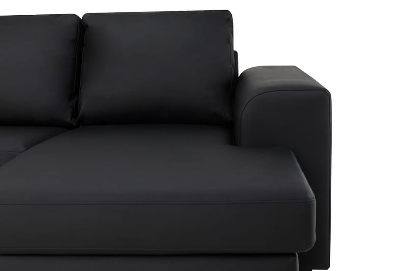 U-sofa Freemont XXL med Divan Høyre - Svart - Møbler - Sofaer - U-sofa