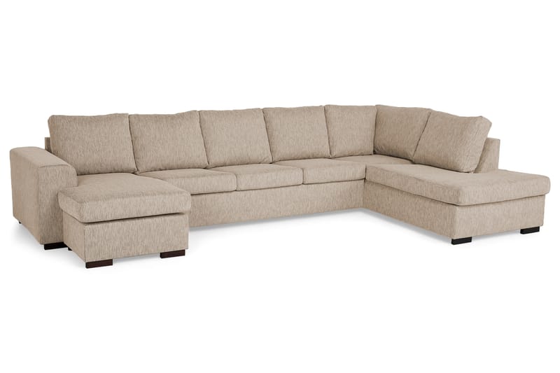 U-sofa Freemont XXL med Divan Venstre - Beige - Møbler - Sofaer - U-sofa