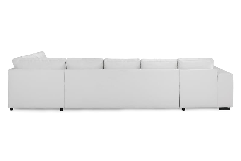 U-sofa Freemont XXL med Divan Venstre - Hvit - Skinnsofaer - U-sofa