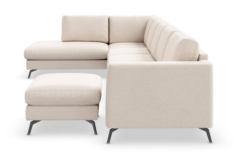 U-sofa Friday Lyx med Sjeselong Venstre - Beige - Møbler - Sofaer - U-sofa